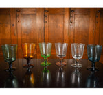 BRITISH COLOUR STANDARD - 13.5 cm H / 5.25'' Garnet Handmade Wine Glass