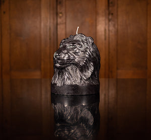 BRITISH COLOUR STANDARD - Jet Black Lion Head, Eco Candle