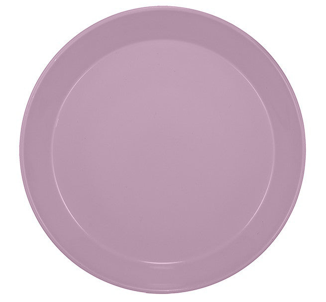 BRITISH COLOUR STANDARD - 31 cm D / 12.2'' Enamel Pasta Plate in Lavender Grey, Boxed Set of 4