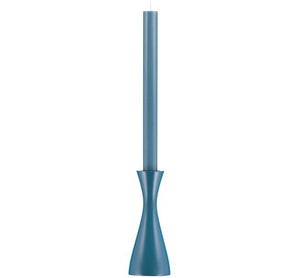 BRITISH COLOUR STANDARD - 15cm H / 5.9'' H Medium Petrol Blue Candleholder